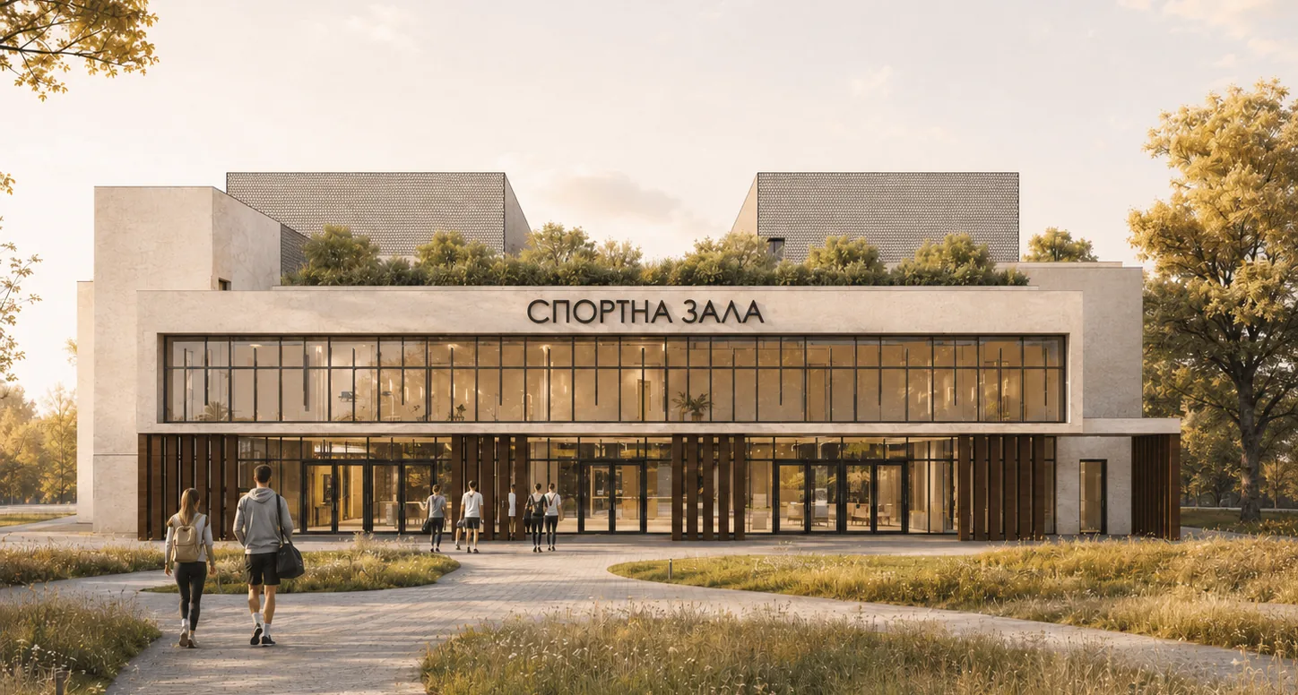 Визуализация на спортната зала